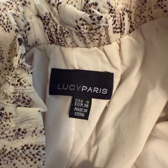 Lucy Paris Python Accordian Pleated Midi Skirt Size S - Picture 3 of 4